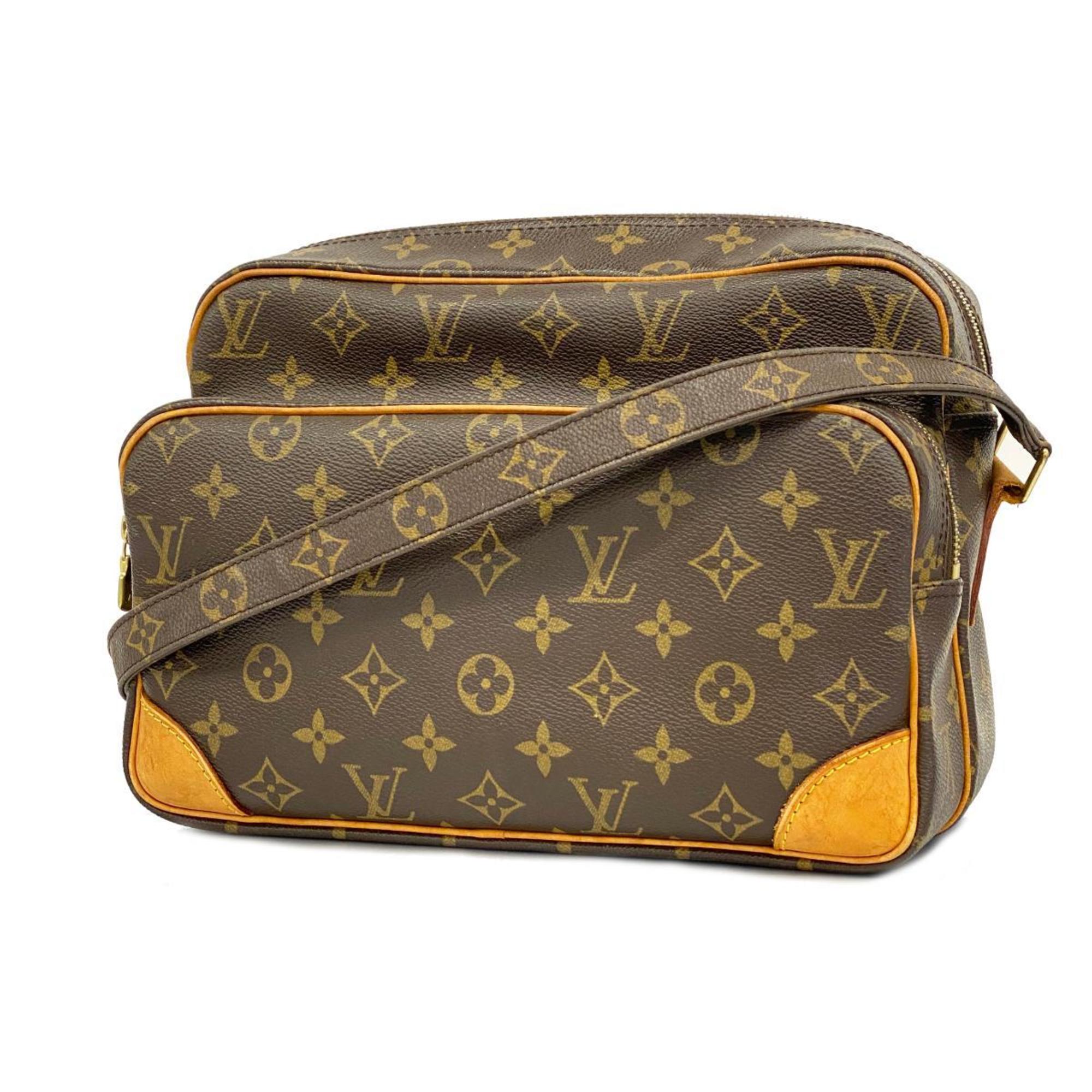 Louis Vuitton Shoulder Bag Monogram Nile M45244 Brown Ladies