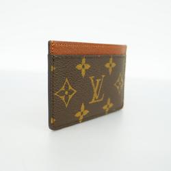 Louis Vuitton Business Card Holder/Card Case Monogram Porte Carte Sample M61733 Brown Men's/Women's