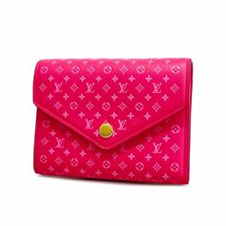 Louis Vuitton Tri-fold Wallet Nanogram Portefeuille Victorine M82234 Rose Ladies