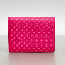 Louis Vuitton Tri-fold Wallet Nanogram Portefeuille Victorine M82234 Rose Ladies