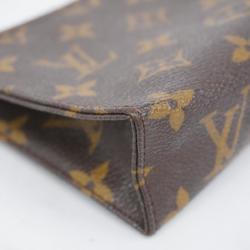 Louis Vuitton Pouch Monogram Poche Toilette 15 M47546 Brown Women's