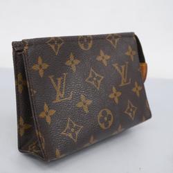 Louis Vuitton Pouch Monogram Poche Toilette 15 M47546 Brown Women's