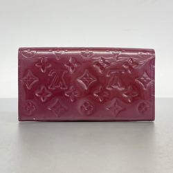 Louis Vuitton Long Wallet Vernis Portefeuille Sarah M93577 Violette Ladies