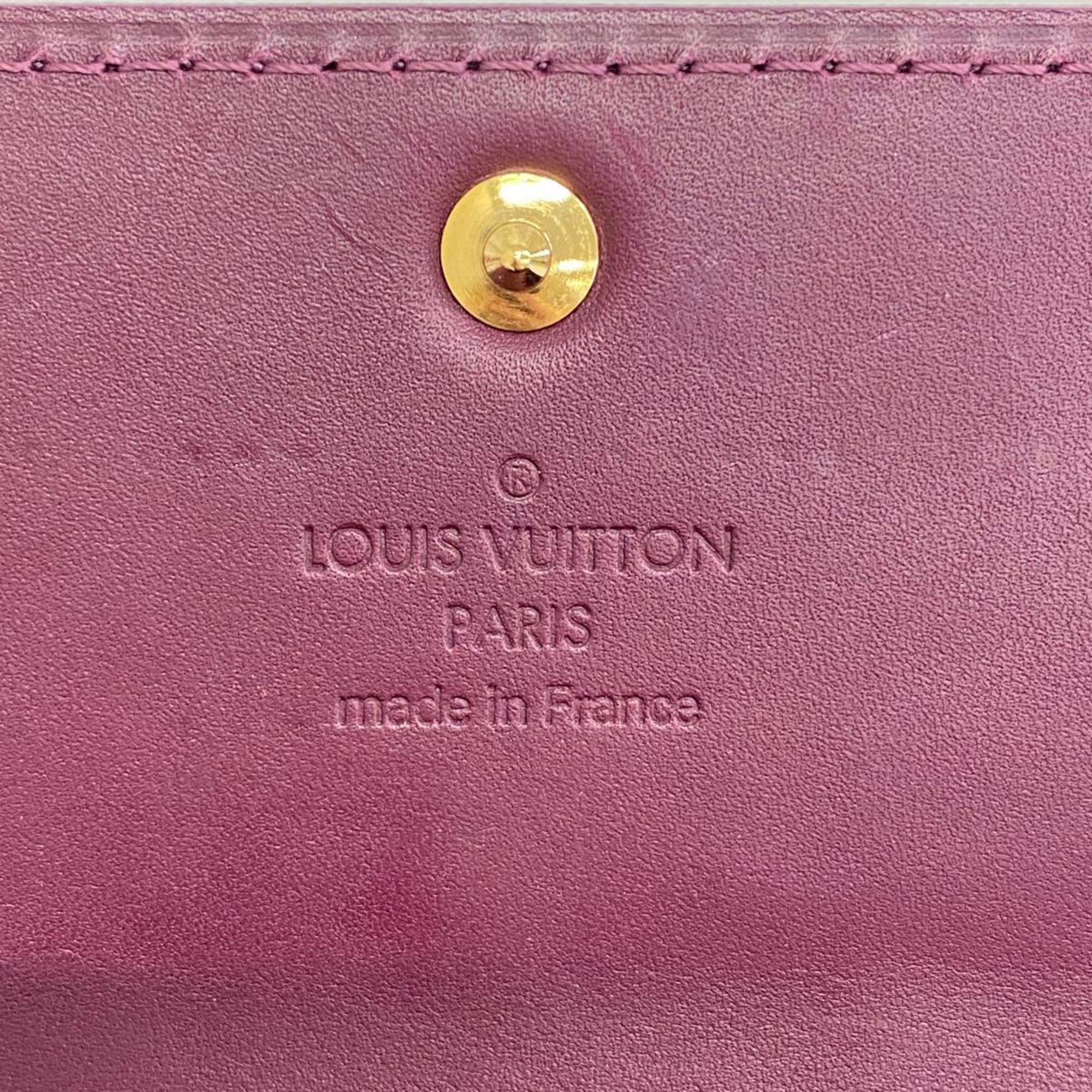 Louis Vuitton Long Wallet Vernis Portefeuille Sarah M93577 Violette Ladies