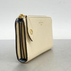 Louis Vuitton Long Wallet Taurillon Portefeuille Comet M69504 Cream Men's Women's