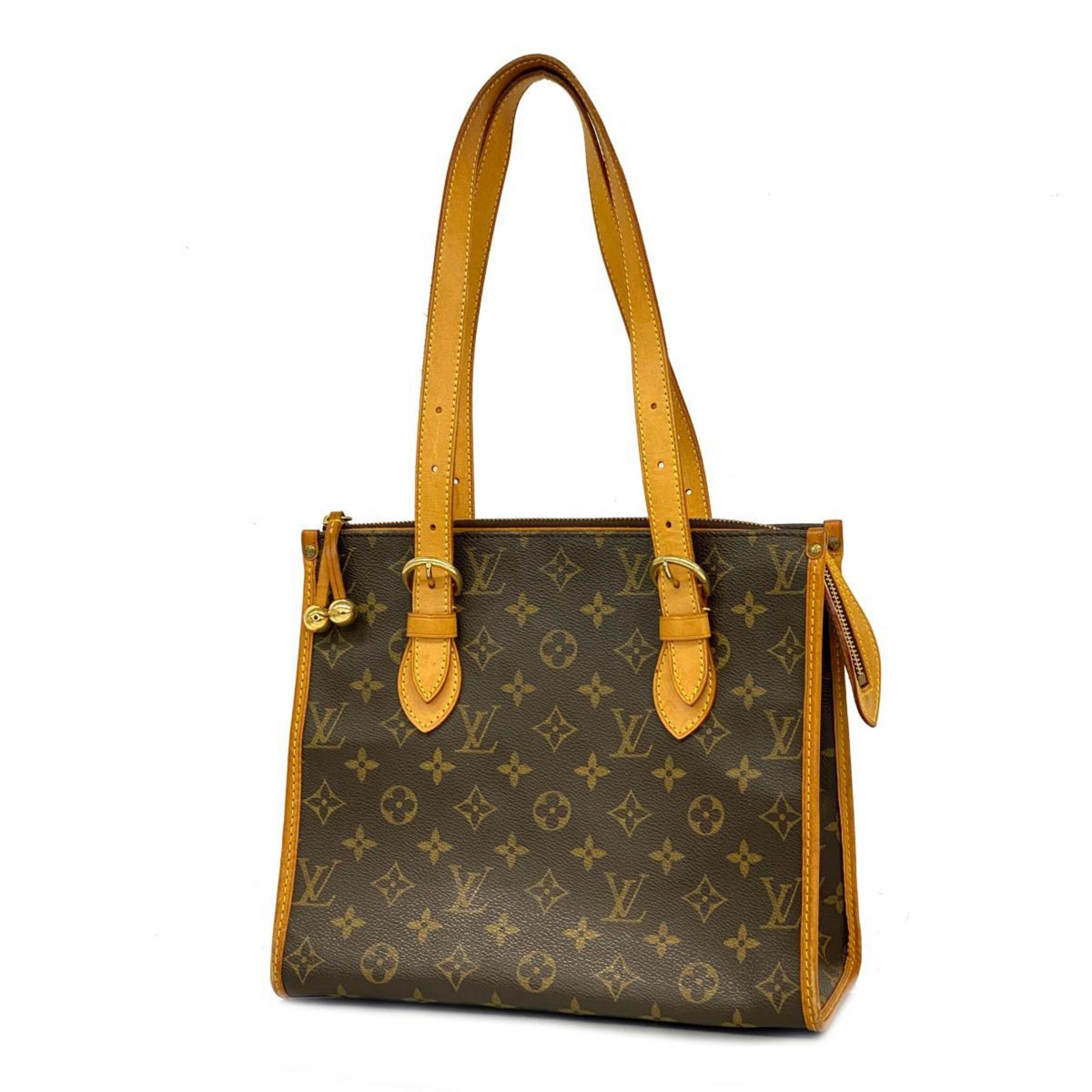 Louis Vuitton Shoulder Bag Monogram Popincourt M40007 Brown Ladies