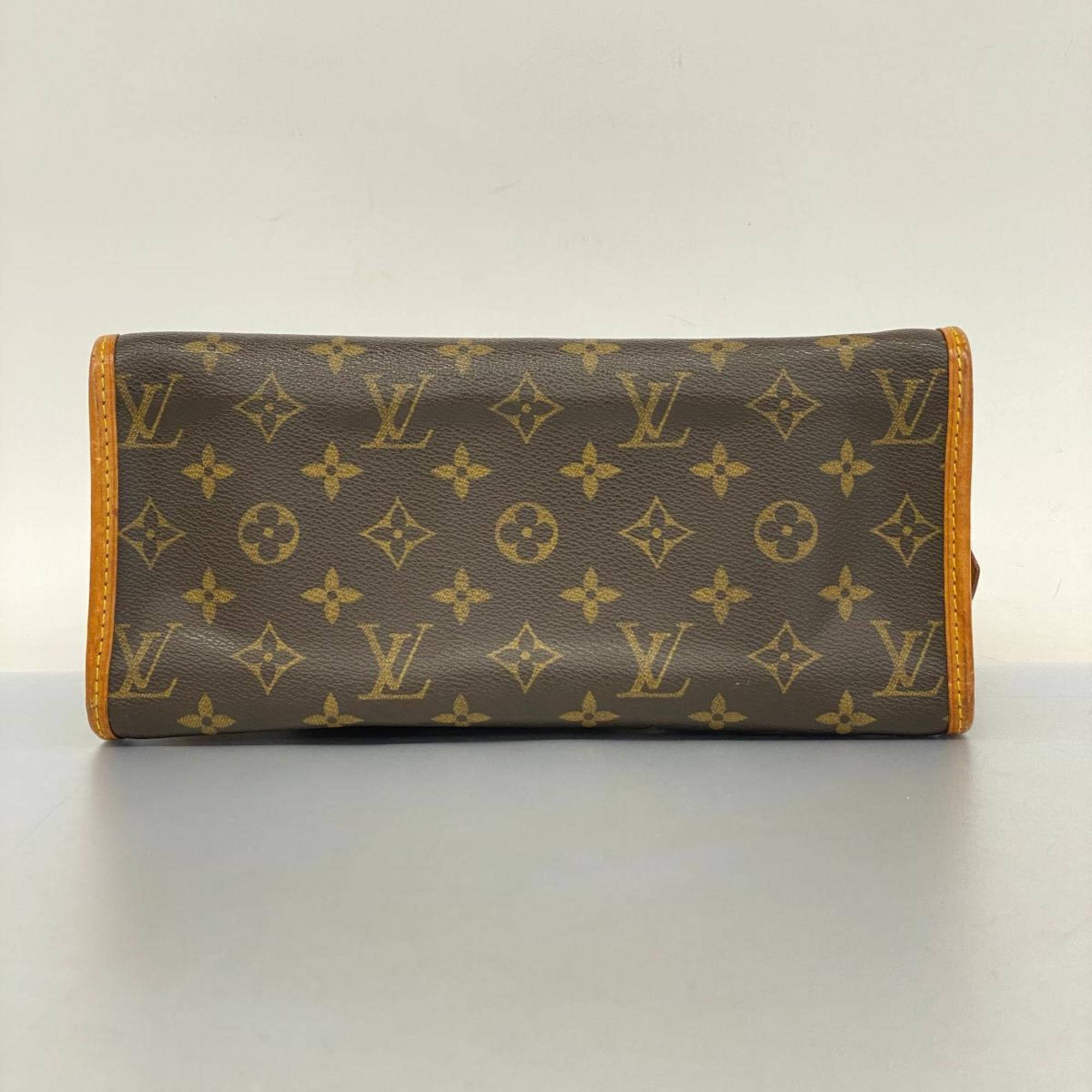 Louis Vuitton Shoulder Bag Monogram Popincourt M40007 Brown Ladies