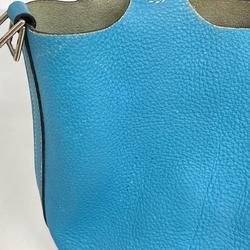 Hermes handbag Picotin PM E stamp Togo blue jean ladies