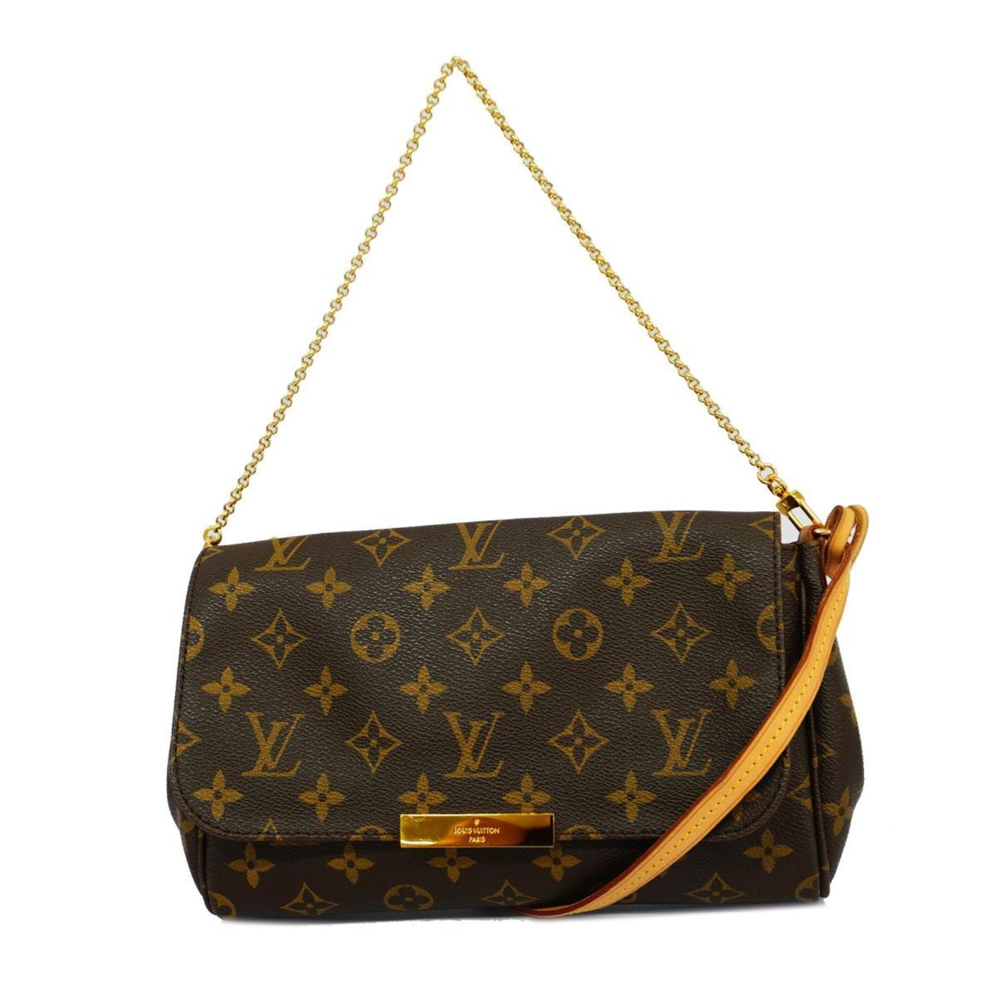 Louis Vuitton Handbag Monogram Favorite MM M40718 Brown Ladies