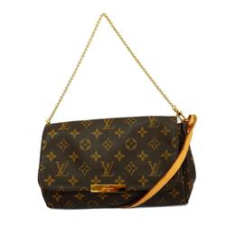 Louis Vuitton Handbag Monogram Favorite MM M40718 Brown Ladies