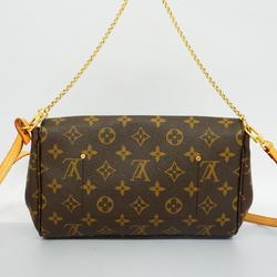 Louis Vuitton Handbag Monogram Favorite MM M40718 Brown Ladies