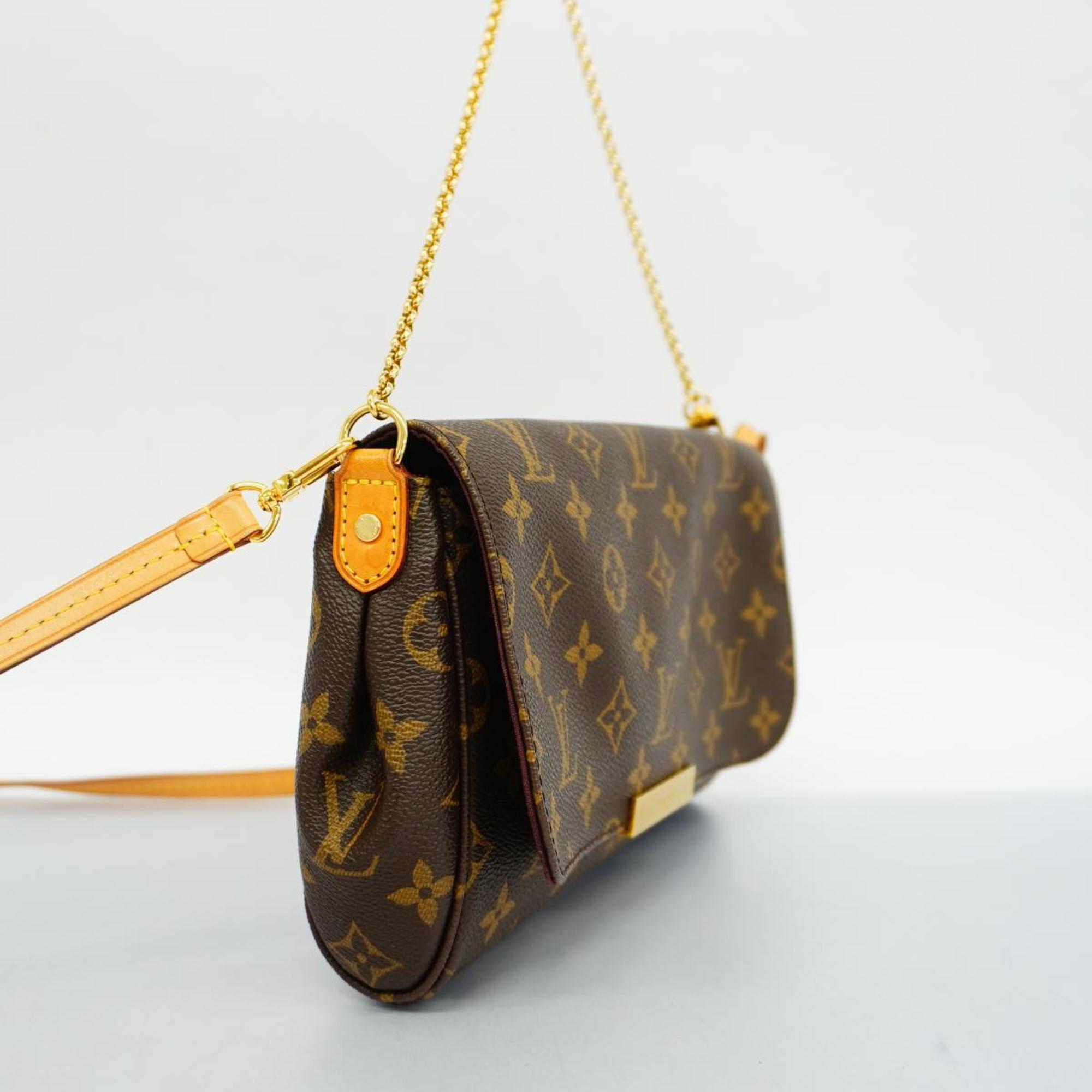 Louis Vuitton Handbag Monogram Favorite MM M40718 Brown Ladies