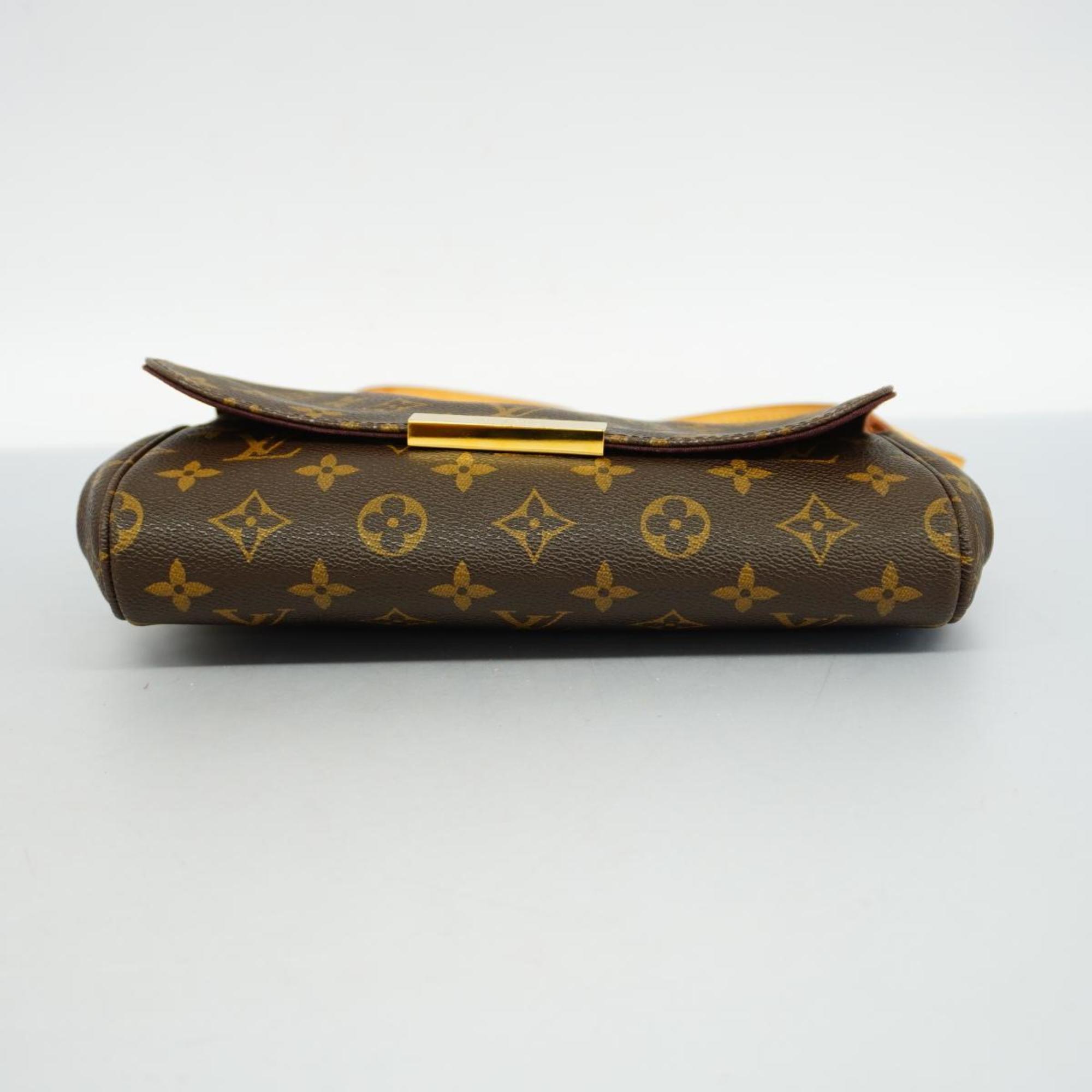 Louis Vuitton Handbag Monogram Favorite MM M40718 Brown Ladies