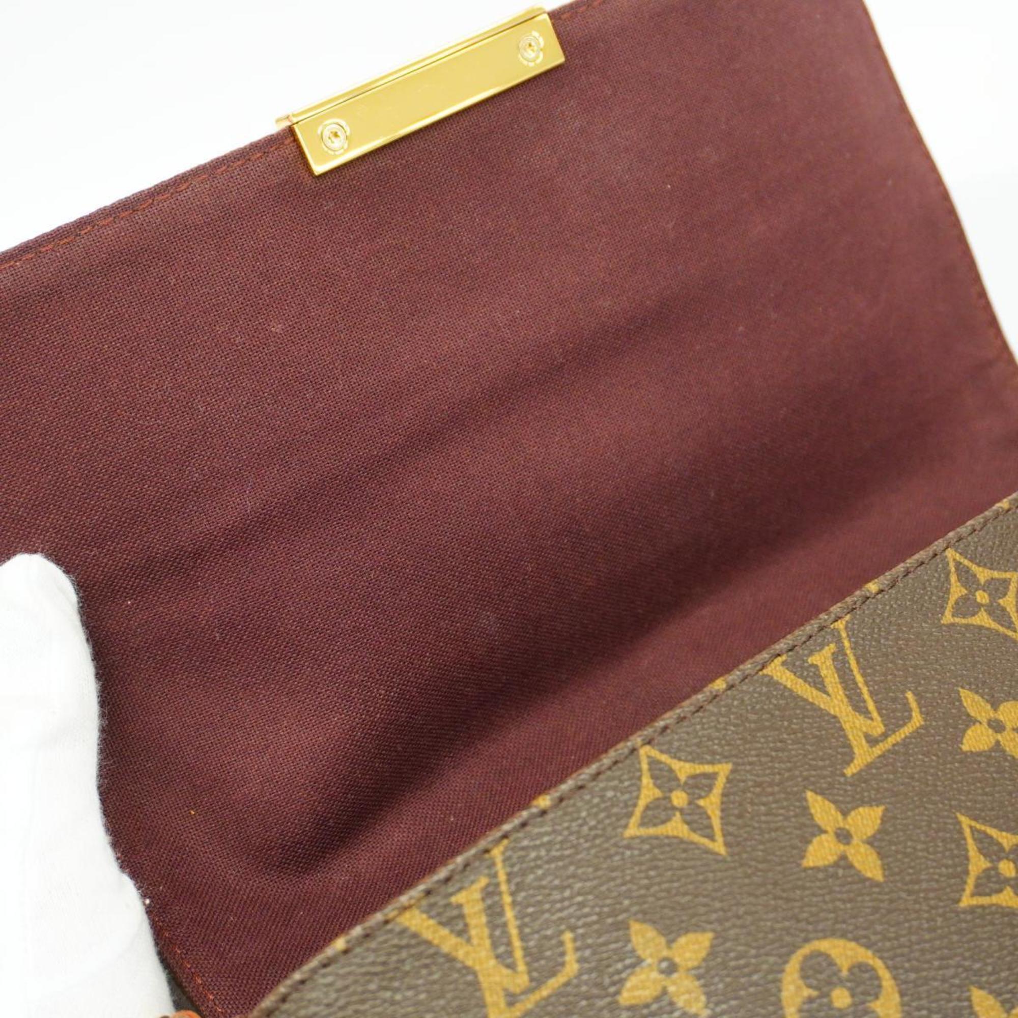 Louis Vuitton Handbag Monogram Favorite MM M40718 Brown Ladies