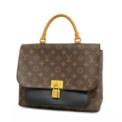 Louis Vuitton Handbag Monogram Marignan M44259 Brown Noir Ladies