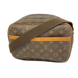 Louis Vuitton Shoulder Bag Monogram Reporter PM M45254 Brown Ladies