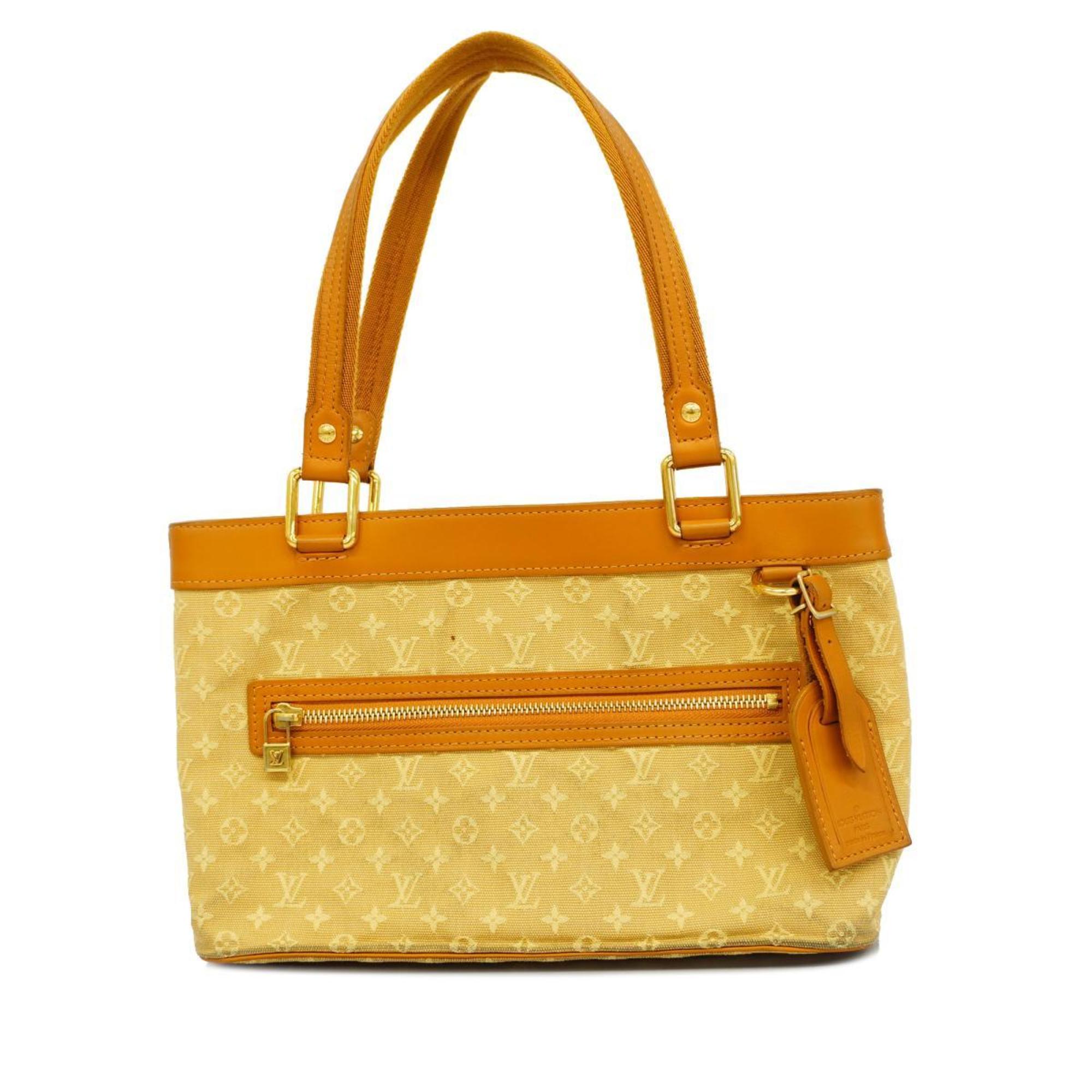 Louis Vuitton Handbag Monogram Lucille PM M92684 Beige Women's