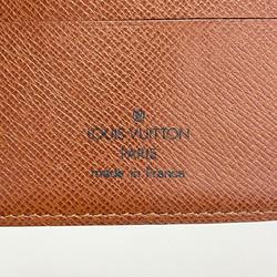 Louis Vuitton Wallet Monogram Porte Papier Zip M61207 Brown Women's