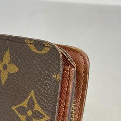 Louis Vuitton Wallet Monogram Porte Papier Zip M61207 Brown Women's