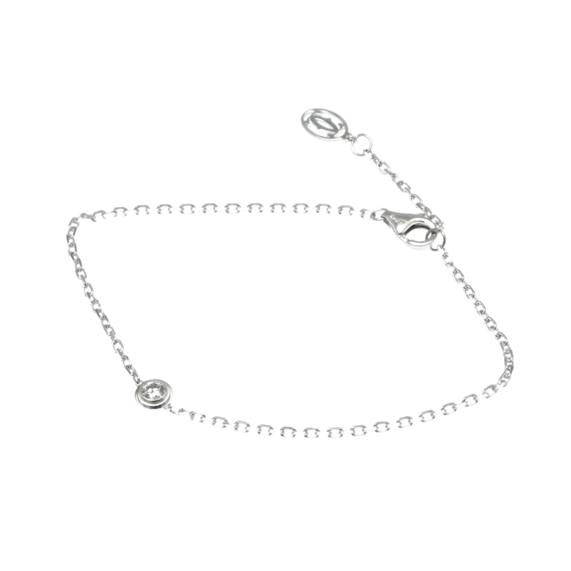 Cartier Diamants Légers De Cartier B6063117 White Gold (18K) Diamond Charm Bracelet Carat/0.13 Silver