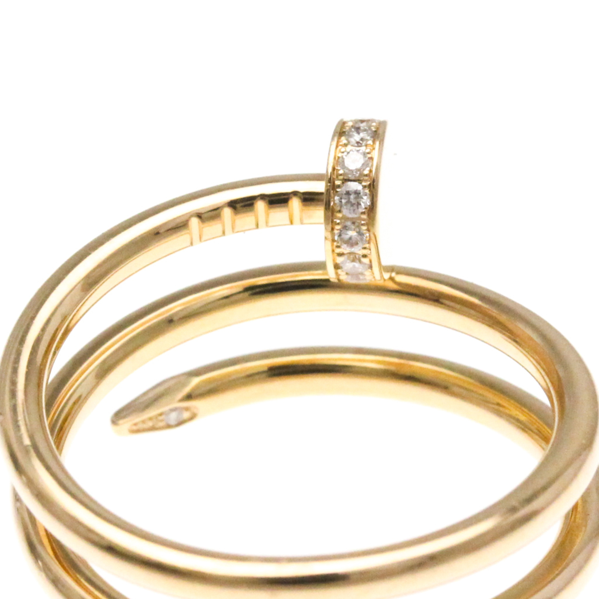 Cartier Juste Un Clou B4210855 Pink Gold (18K) Fashion Diamond Band Ring Pink Gold