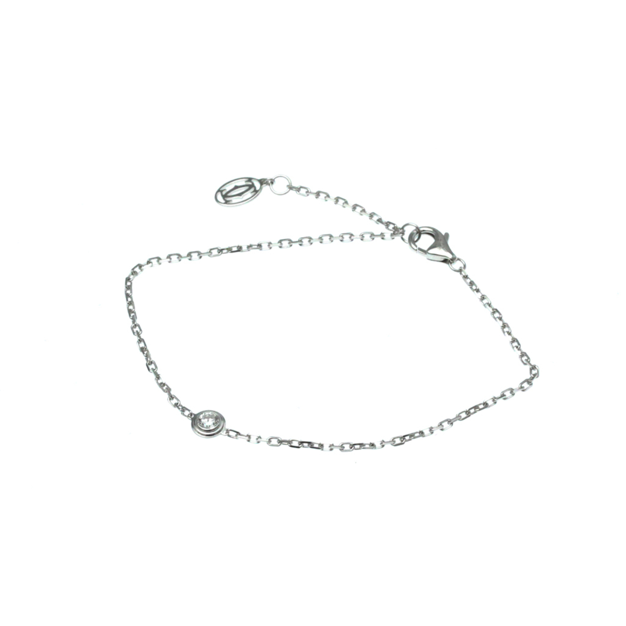 Cartier Diamants Légers De Cartier B6063117 White Gold (18K) Diamond Charm Bracelet Carat/0.13 Silver