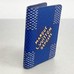 Louis Vuitton Business Card Holder/Card Case Damier Heritage Organizer de Poche N40677 Blue Men's/Women's