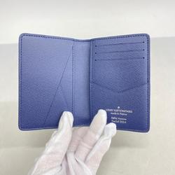 Louis Vuitton Business Card Holder/Card Case Damier Heritage Organizer de Poche N40677 Blue Men's/Women's