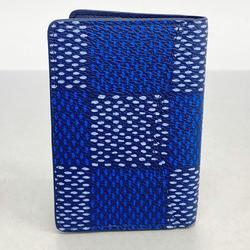 Louis Vuitton Business Card Holder/Card Case Damier Heritage Organizer de Poche N40677 Blue Men's/Women's