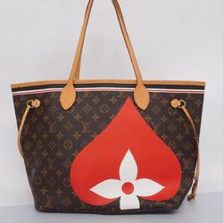 Louis Vuitton Tote Bag Game On Monogram Neverfull MM M57452 Brown Women's