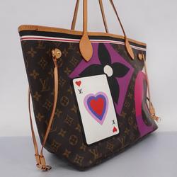 Louis Vuitton Tote Bag Game On Monogram Neverfull MM M57452 Brown Women's