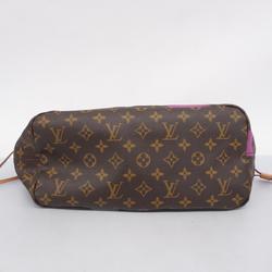 Louis Vuitton Tote Bag Game On Monogram Neverfull MM M57452 Brown Women's