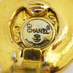 Chanel Earrings Coco Mark Circle GP Plated Gold Women's