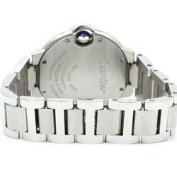 Polished CARTIER Ballon Bleu MM Steel Automatic Mid Size Watch W6920071 BF574222