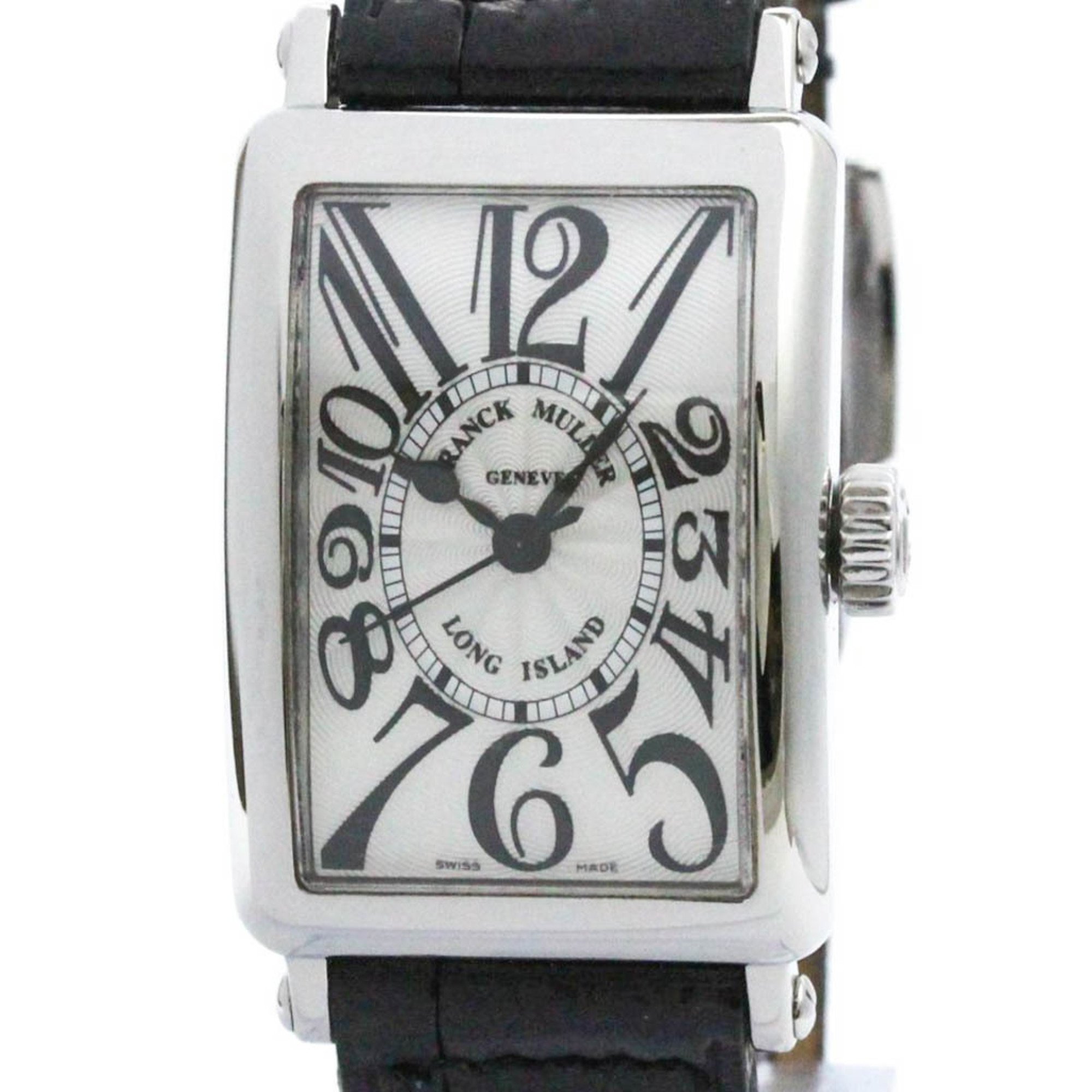 Polished FRANCK MULLER Long Island Steel Automatic Watch 905 SC AT FO BF569404