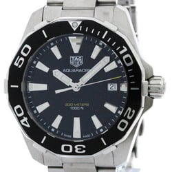 Polished TAG HEUER Aquaracer 300M Steel Quartz Mens Watch WAY111A BF574266