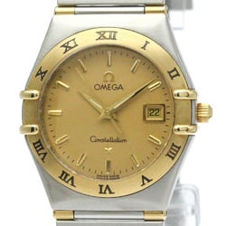 Polished OMEGA Constellation 18K Gold Steel Ladies Watch 796.1201 BF571293