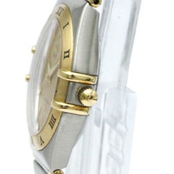 Polished OMEGA Constellation 18K Gold Steel Ladies Watch 796.1201 BF571293