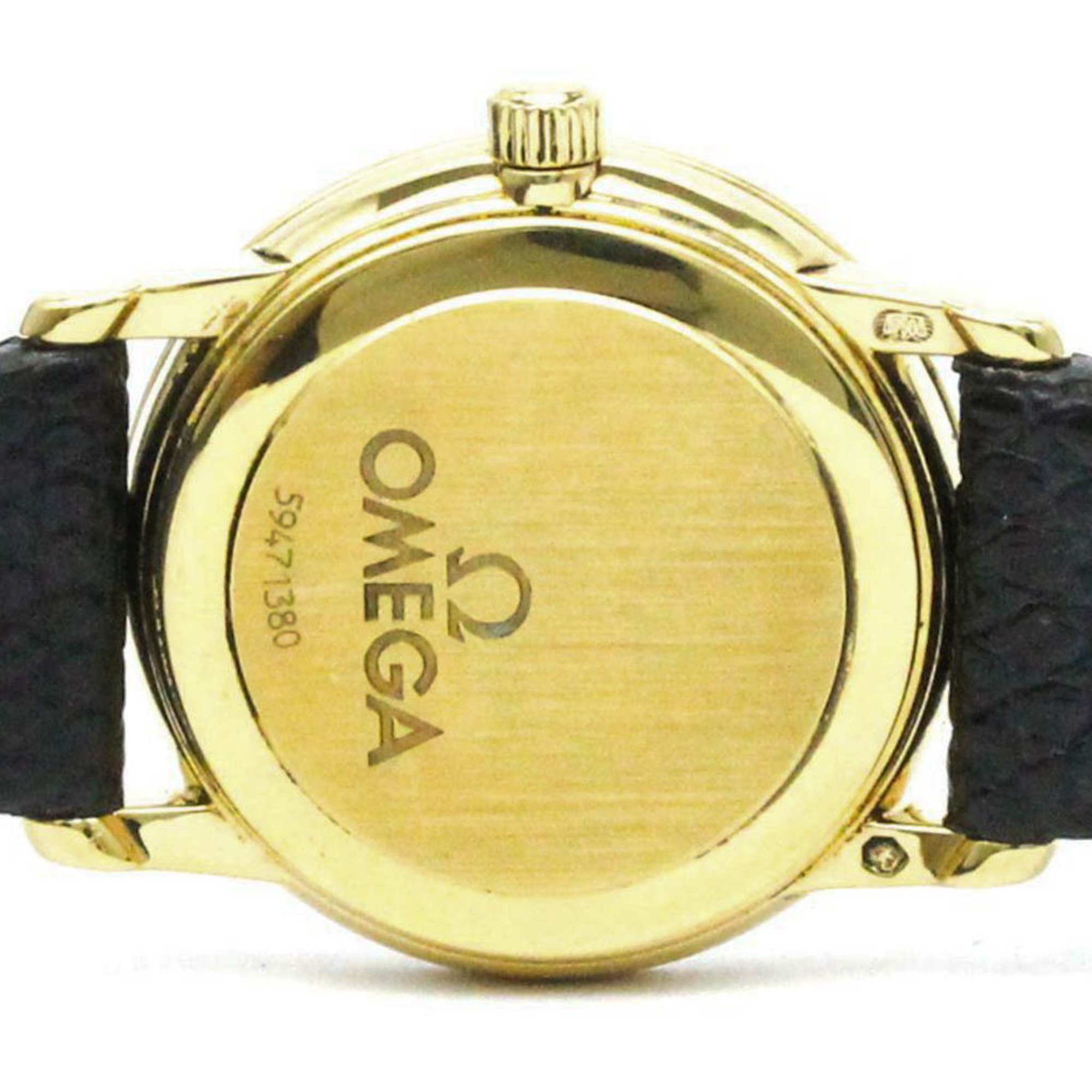 OMEGA De Ville Diamond MOP Dial 18K Gold Quartz Ladies Watch 4670.75.02 BF575133