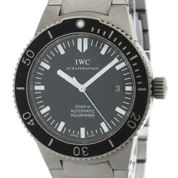 Polished IWC Aquatimer GST 2000 Titanium Automatic Mens Watch IW353601 BF573280