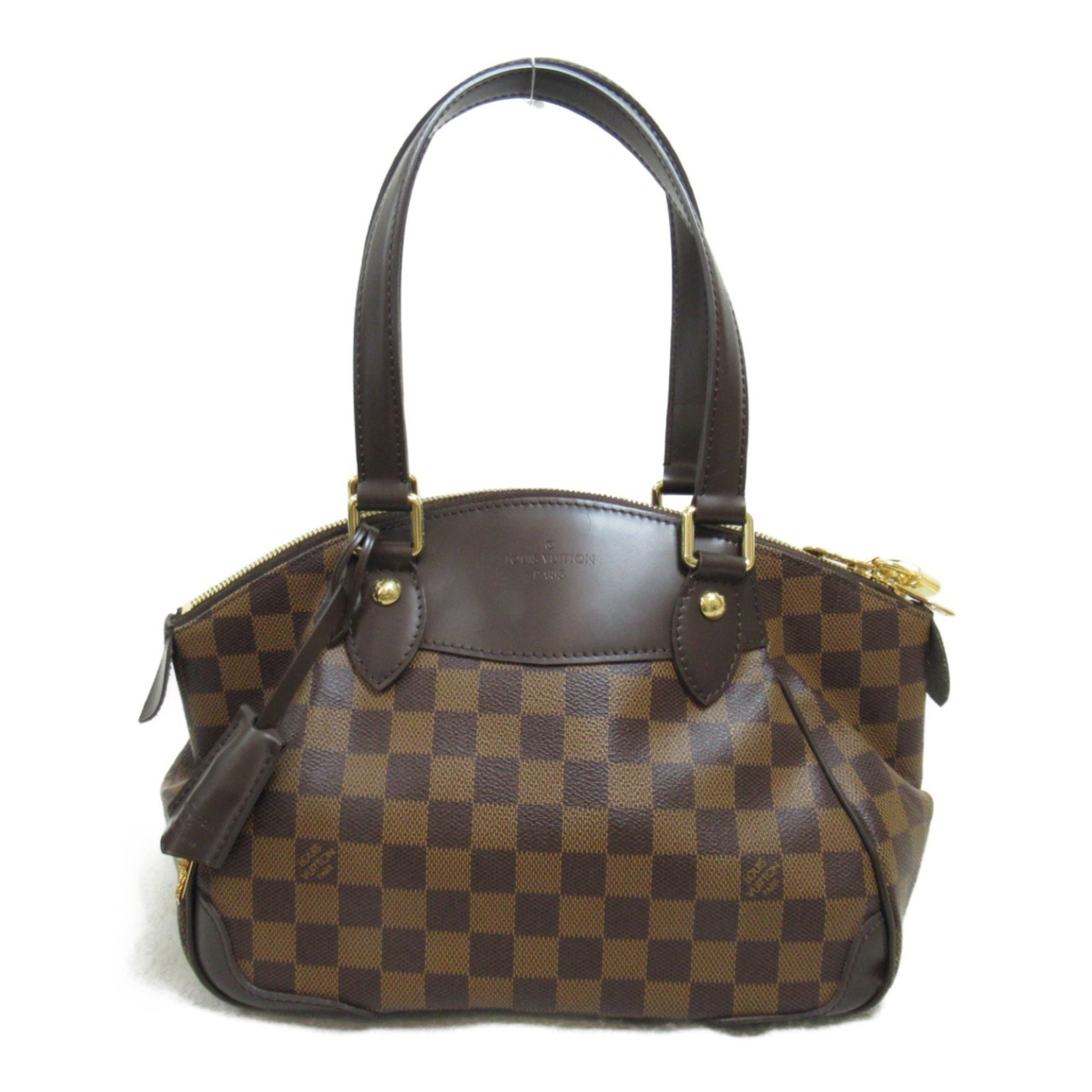 Louis Vuitton Verona PM Shoulder Bag, Coated Canvas, Damier, Women's, Brown, N41117