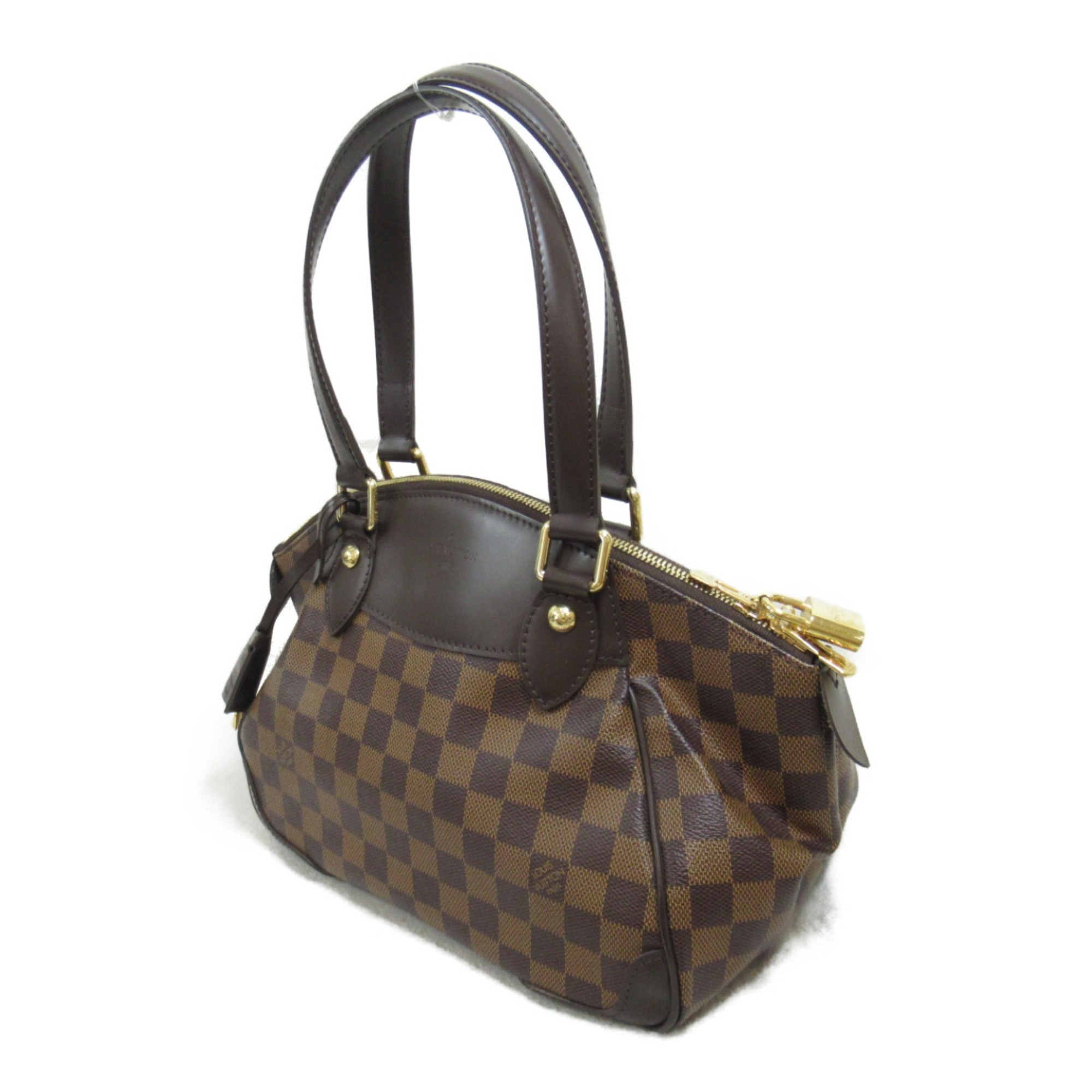 Louis Vuitton Verona PM Shoulder Bag, Coated Canvas, Damier, Women's, Brown, N41117