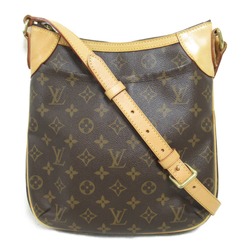 Louis Vuitton Odeon PM Shoulder Bag, Coated Canvas, Monogram, Men's, Women's, Brown, M56390