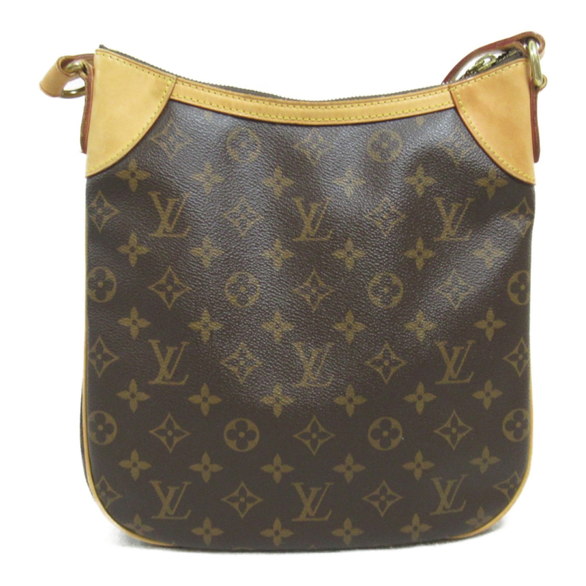 Louis Vuitton Odeon PM Shoulder Bag, Coated Canvas, Monogram, Men's, Women's, Brown, M56390