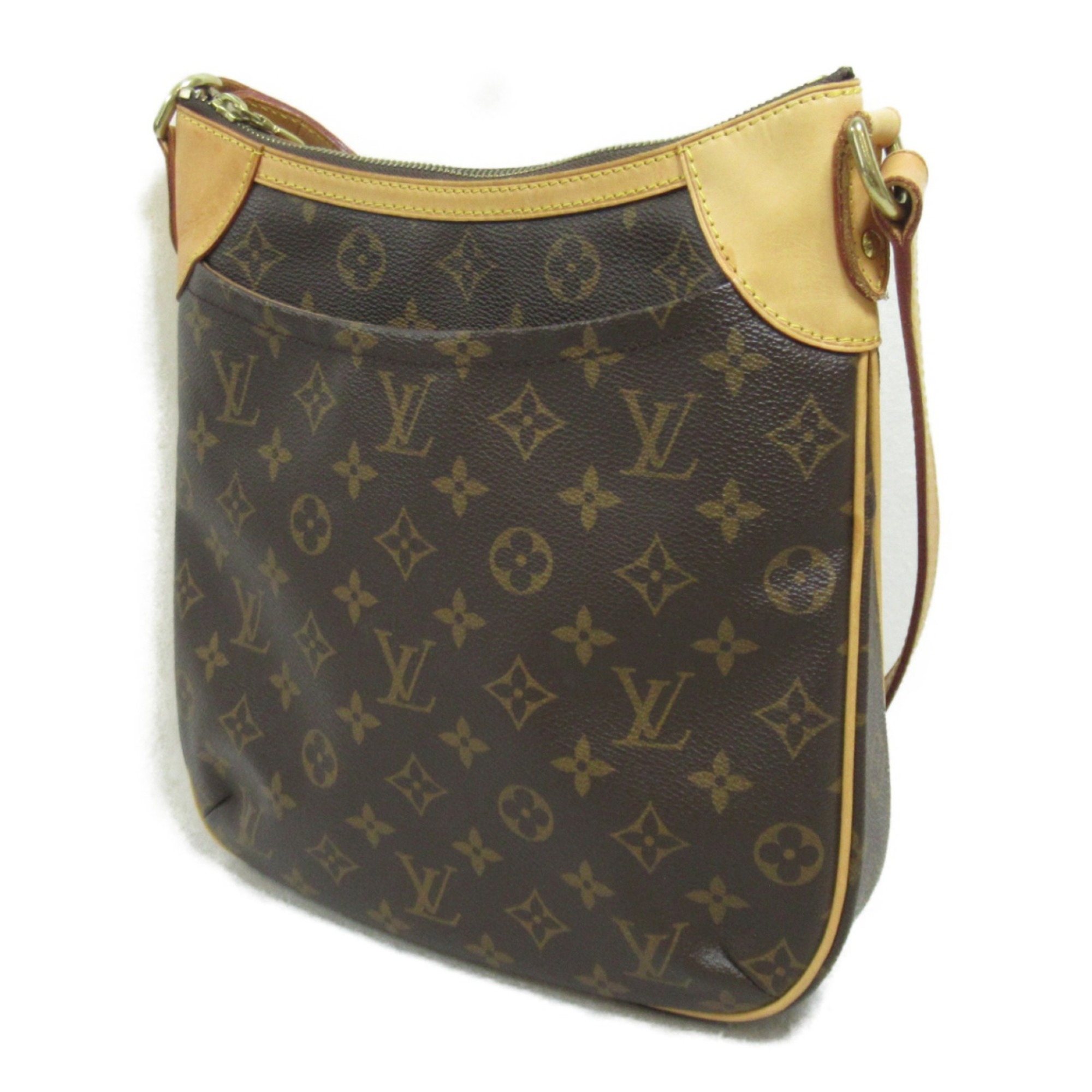 Louis Vuitton Odeon PM Shoulder Bag, Coated Canvas, Monogram, Men's, Women's, Brown, M56390