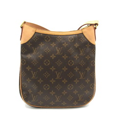 Louis Vuitton Odeon PM Shoulder Bag, Coated Canvas, Monogram, Men's, Women's, Brown, M56390