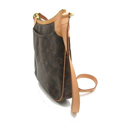 Louis Vuitton Odeon PM Shoulder Bag, Coated Canvas, Monogram, Men's, Women's, Brown, M56390