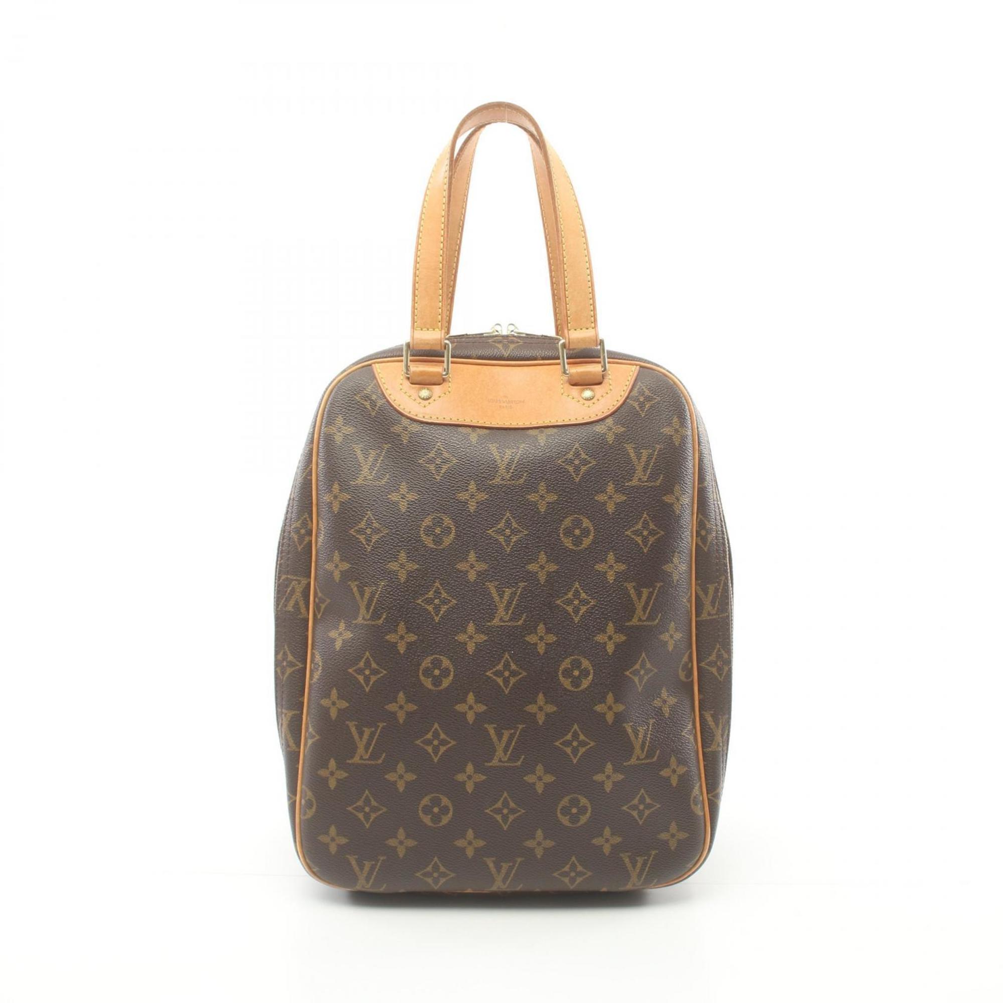 Louis Vuitton LOUIS VUITTON Excursion Monogram Handbag Bag Coated Canvas Leather Women's Brown M41450