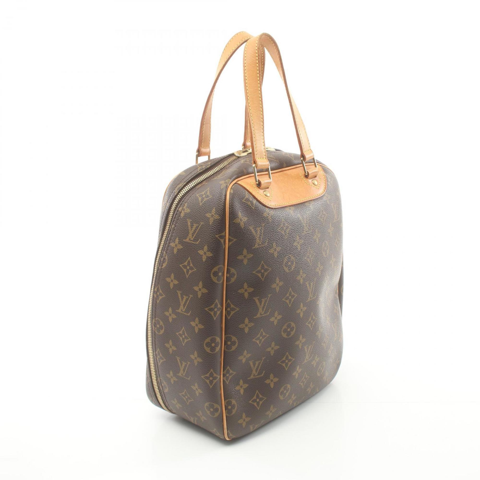 Louis Vuitton LOUIS VUITTON Excursion Monogram Handbag Bag Coated Canvas Leather Women's Brown M41450