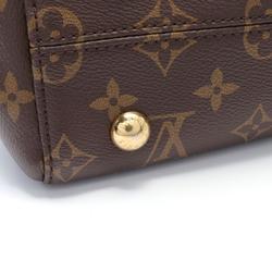 Louis Vuitton Venus Handbag Bag Coated Canvas Leather Monogram Women's Brown Red M41738